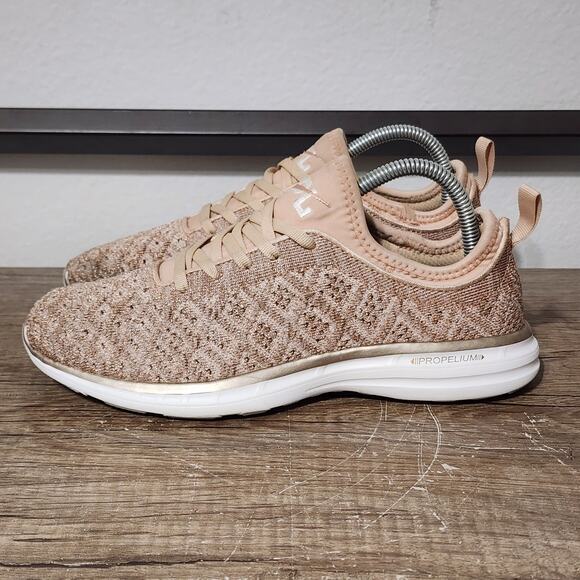 APL Athletic Propulsion Labs Techloom Phantom Women's Shoes Size 8.5 Rose Gold - Picture 1 of 9